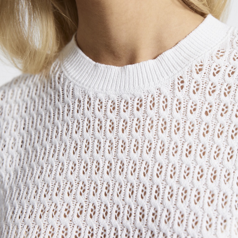 Crochet knit tee "Viola"